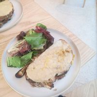 Vegan toasted sandwich at Ethique Plant-based in Istanbul