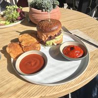 Ethique burger  at Ethique Plant-based in Istanbul