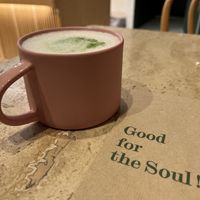 Matcha lattee  at Ethique Plant-based in Istanbul