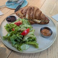 Teriyaki tofu croissant at Ethique Plant-based in Istanbul