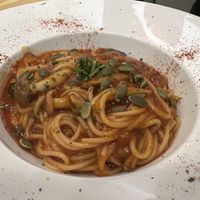 Tomato bolognese pasta  at So Green in East Singapore