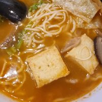 Tom yum ramen at So Green in East Singapore