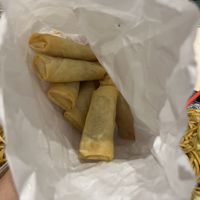 Vegetable spring rolls   at Rainbow Chinese Takeaway in Poole