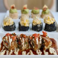 Sushi at iVegan 爱素 - Katong in Central Singapore