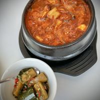 Kimchi Tofu Soup  at iVegan 爱素 - Katong in Central Singapore
