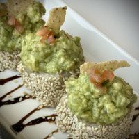 Guacamole Maki  at iVegan 爱素 - Katong in Central Singapore
