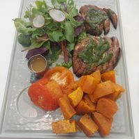 Portobello steak at iVegan 爱素 - Katong in Central Singapore