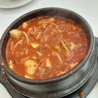 Kimchi tofu soup at iVegan 爱素 - Katong in Central Singapore