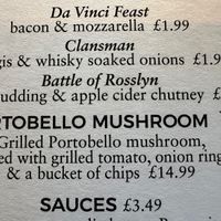 More vegan options   at The Original Rosslyn Inn in Roslin