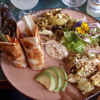 Mezze plate at Le Caillou in Saint-philbert-sur-orne