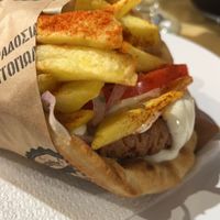 Vegan pitta   at Kokos Pitta in Lefkada