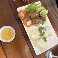 Not the best photo as already had a few mouth fulls couldn’t help my self 😜  at Nhà Hàng Chay NẤM in Phu Quoc