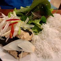 Diy springroll at Nhà Hàng Chay NẤM in Phu Quoc