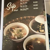 menu  at Nhà Hàng Chay NẤM in Phu Quoc