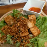 Hongkong Tofu (als Vorspeise) at Nhà Hàng Chay NẤM in Phu Quoc