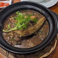 Claypot eggplant at Nhà Hàng Chay NẤM in Phu Quoc