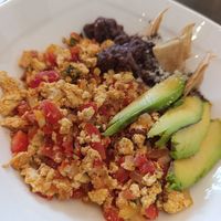 Revuelto at Musabbaha Vegan Bakery in Puebla