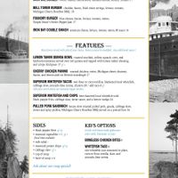Menu (Summer 2023, page  2) at Iron Bay Restaurant & Drinkery in Marquette