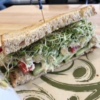 Chickpea sandwich  at Graze in Kennewick