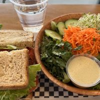 Vegan Chickpea Sandwich w/ Lemongrass Salad  at Graze in Kennewick