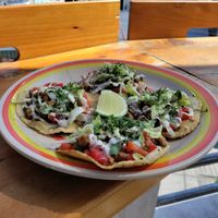 'Beef' tacos at Zen Eats in San Marcos La Laguna