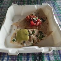 Take away quesadilla at Zen Eats in San Marcos La Laguna