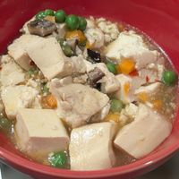 Mapo tofu at Combitos Restaurante Vegetariano - Villamorra in Asuncion