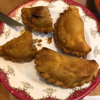 Empanadas de soja (soy empanadas) at Combitos Restaurante Vegetariano - Villamorra in Asuncion