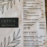  at Ortica Italian Plant Based in Urmston