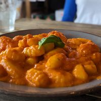 Gnocchi at Ortica Italian Plant Based in Urmston
