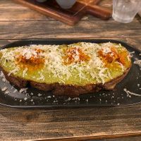 Bruschetta Fave & N'duja  at Ortica Italian Plant Based in Urmston