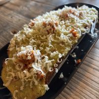 Bruschetta fave & nduja   at Ortica Italian Plant Based in Urmston