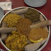 Vegetable Platterr  at Lula's Ethiopian and Eritrean Cuisine in Oxford