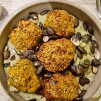 Falafels at L'Eau Vive in Aubiere