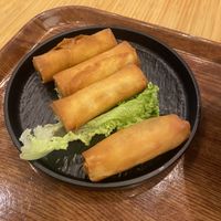 Spring rolls  at Greendot 绿一点 - Asia Square in Central Singapore