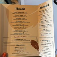 Kaart  at Floris - Restaurant Prins Hendrik in Oosterend