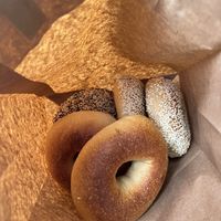 Fresh bagels to go  at Masha's Bagels & Delicatessen in Berlin