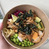 Tofu-bowl  at Din Din club in Sundbyberg