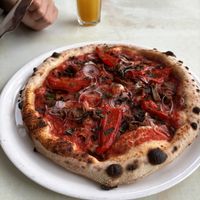 The Saitan Pizza without Cheesee  at Magasin Général in Bordeaux