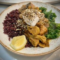Sri Lankan Curry   at Little Sunflower Café in Elwood