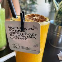 Fruit juice at Mundi Café in Charneca Da Caparica