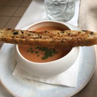 Gazpacho mit Olivenbrot  at LE GOUT DU LARGE in Le Treport