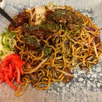 Vegan Yakisoba at Mecha Uma in Saint-remy-de-provence
