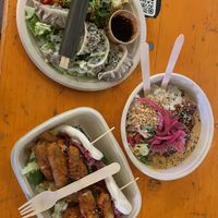 Vegan buns, dumplings, curry   at Silk Road in Oslo