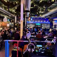 Food court with dj   at Silk Road in Oslo