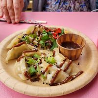 Steamed dumllings at Silk Road in Oslo