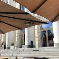 Outside food court   at Silk Road in Oslo