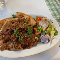 Gyros  at Castellan Restaurant in Rhodes