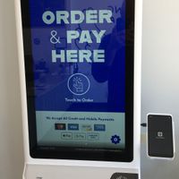 Optional self-ordering & paying kiosk at Song Tea & Poke in Savage
