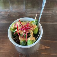 Brussels Sprouts dish -$13 for 6 Brussels sprouts   at Bacari PDR in Playa Del Rey